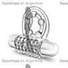 Anillo retardador y estimulador con bala vibradora de 10 veloc.